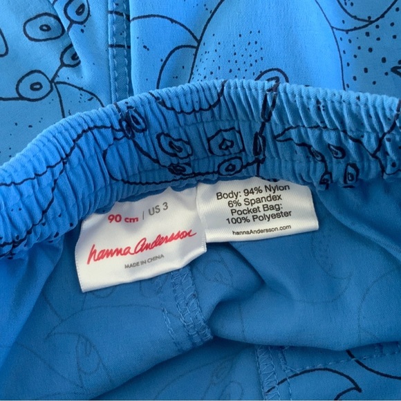 Hanna Andersson Octopus Swim Trunks Size 3 - Picture 3 of 3